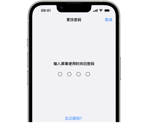 安吉iPhone屏幕维修分享iPhone屏幕使用时间密码忘记了怎么办 