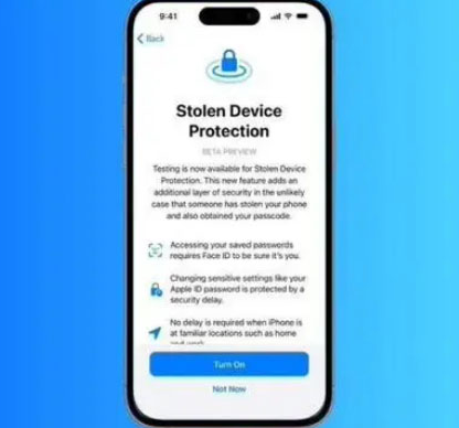 安吉苹果授权维修店分享被盗设备保护功能开启方法 