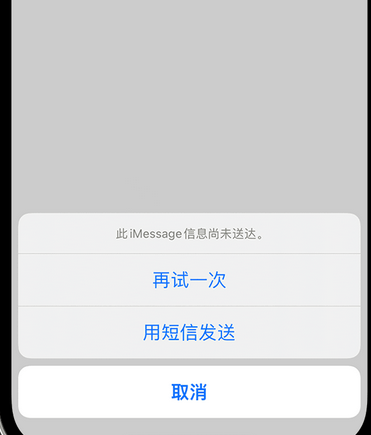 安吉apple维修iPhone上无法正常发送iMessage信息