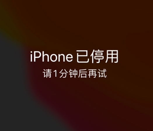 安吉苹果手机维修分享:iPhone 显示“不可用”或“已停用”怎么办？还能保留数据吗？ 